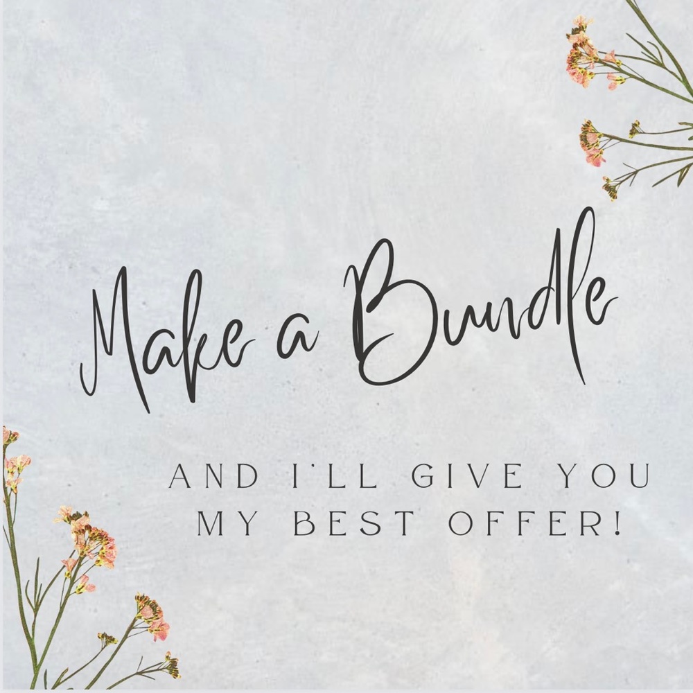 🌼 Bundle 3+ items and get 15% off (or more)!